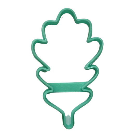 6x Oak Leaf Outline Fondant Cutter Cupcake Topper 1.75 IN USA FD5086