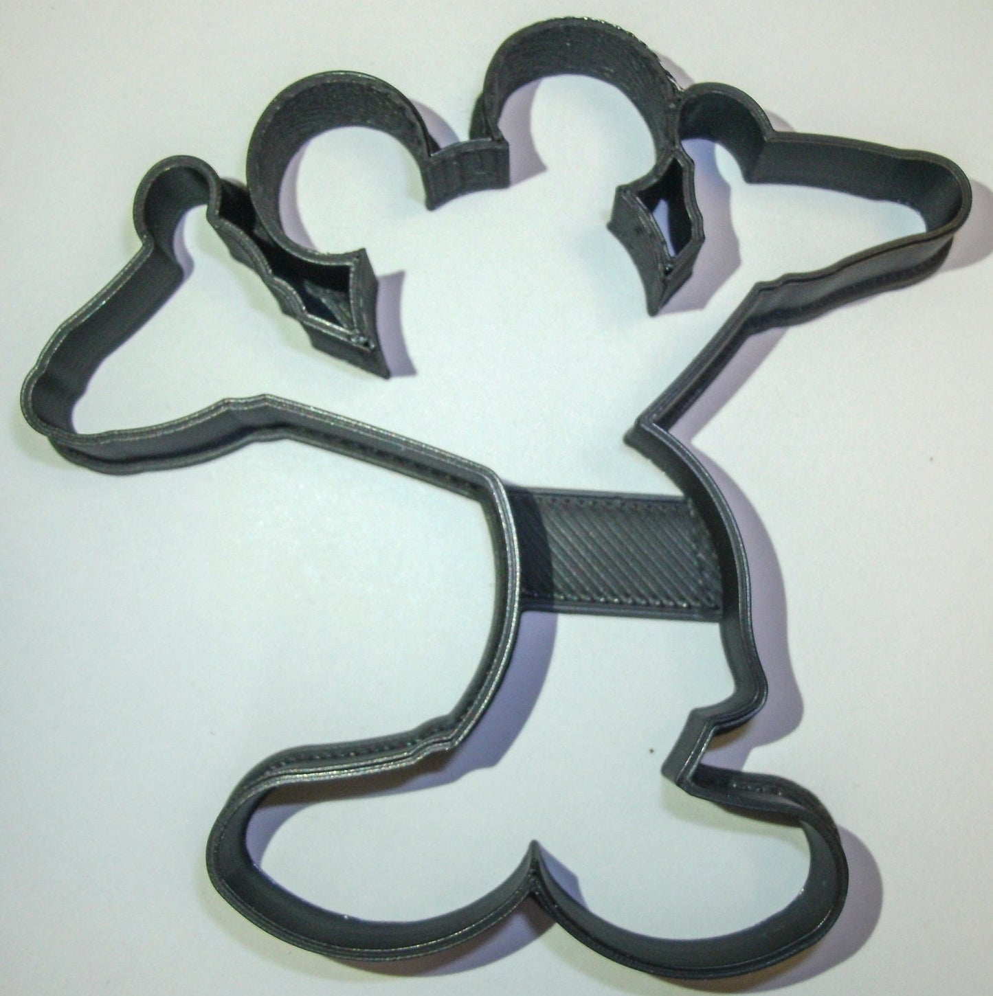 6x Mickey Mouse Hands Up Fondant Cutter Cupcake Topper Size 1.75" USA FD512