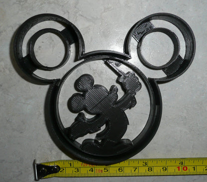 Mickey Mouse Conductor Train Concert Silhouette Cookie Cutter Made In USA PR617