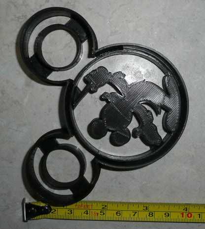 Mickey Mouse Conductor Train Concert Silhouette Cookie Cutter Made In USA PR617