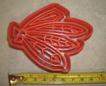 Blackhawks Feathers Logo Chicago Hockey Cookie Cutter Made In USA PR735