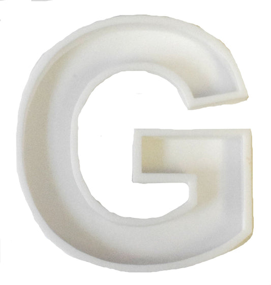 6x Letter G Alphabet Fondant Cutter Cupcake Topper Size 1.75" USA FD107G