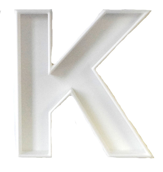 6x Letter K Alphabet Fondant Cutter Cupcake Topper Size 1.75" USA FD107K