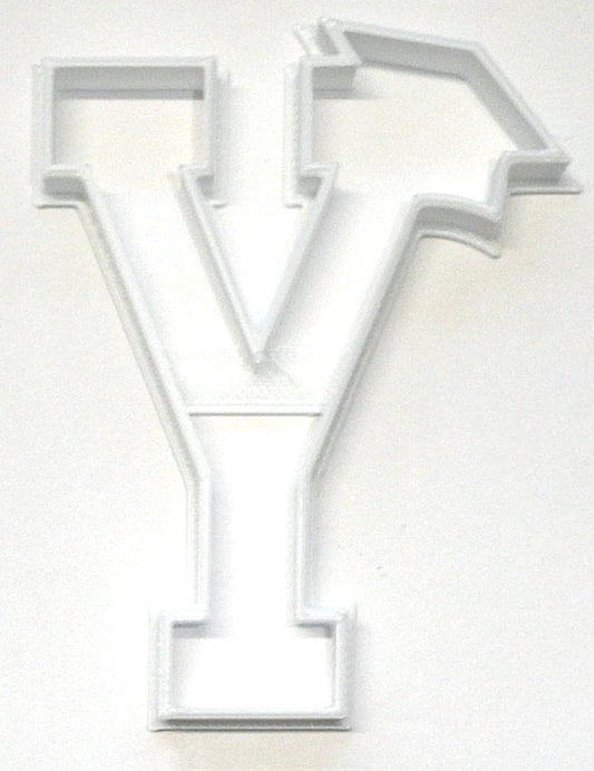6x Letter Y With Graduation Cap Fondant Cutter Cupcake Topper 1.75 Inch FD3746
