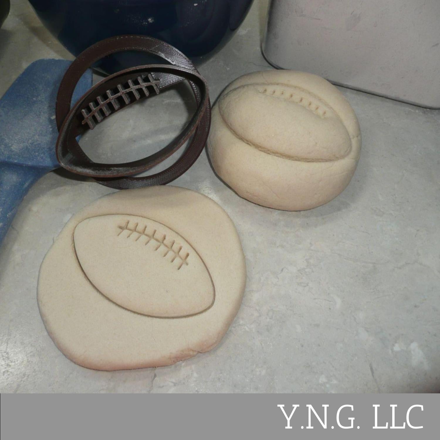 Football Design Concha Cutter Mexican Sweet Bread Stamp USA Made