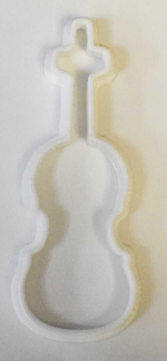 6x Violin Music Fondant Cutter Cupcake Topper Size 1.75" USA FD472
