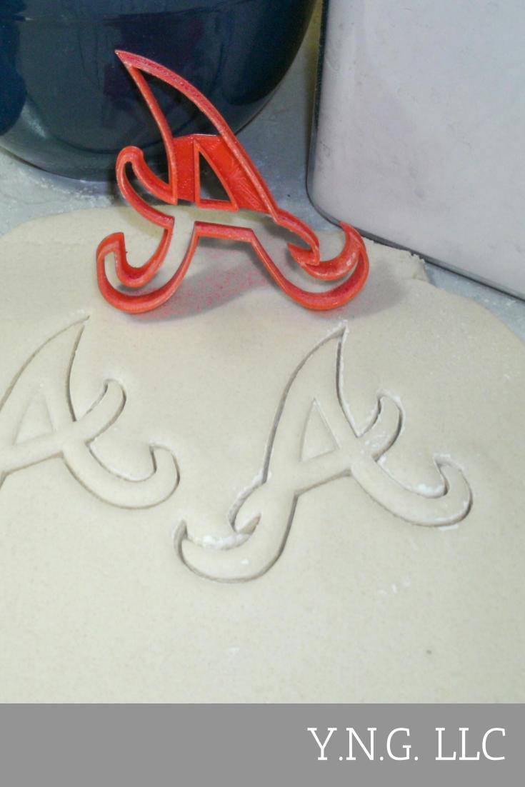 Atlanta Braves A Letter MLB Baseball Team Cookie Cutter Made In USA PR2220
