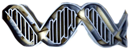 6x DNA Helix Shape Fondant Cutter Cupcake Topper 1.75" USA FD2146