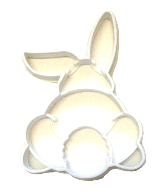 6x Easter Bunny Butt Back Fondant Cutter Cupcake Topper 1.75" USA FD2341