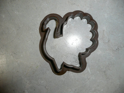Turkey Wild Fowl Bird Poultry Thanksgiving Holiday Dish Cookie Cutter USA PR2094